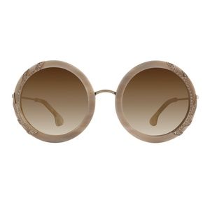 NIB Alice + Olivia Beverly Crystal Bone Sunnies